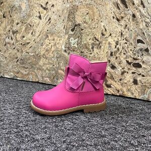 L'Amour Pink Kids Boots with Bow